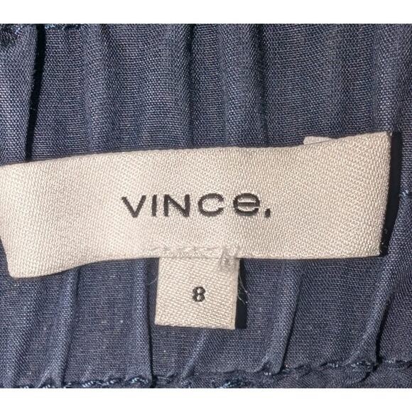Vince Fluid Utility Pants Size 8 Coastal Blue Wide Leg Cargo - Picture 4 of 5